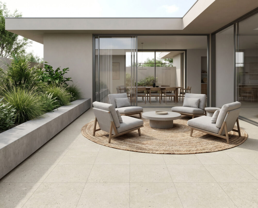 Lifestyle image for Fiandre Solida White - 600 x 600  x 20 mm