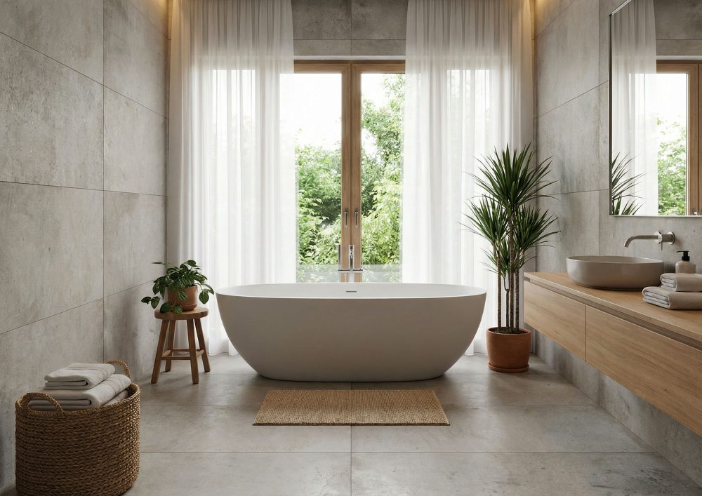 Lifestyle image for Ariostea Teknostone Light Grey - 600 x 1200  x 8 mm